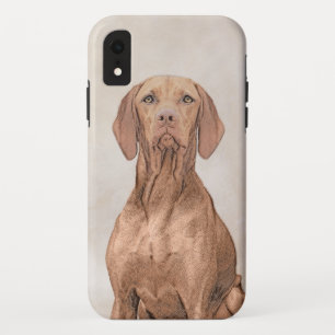 Vizsla Painting - Cute Original Dog Art iPhone XR Case