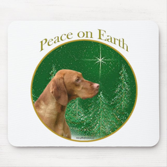 Vizsla Peace Mouse Pad (Front)