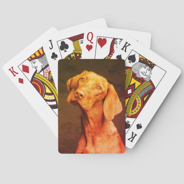 Vizsla Playing Cards (Back)