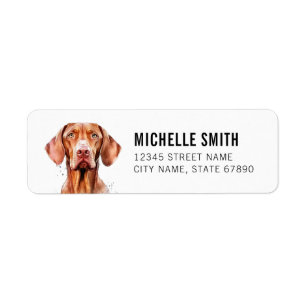 Vizsla Return Address Labels