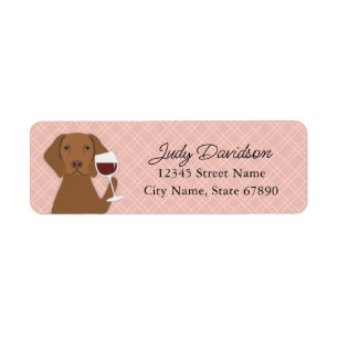 Vizsla Return Address Labels