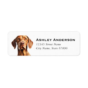 Vizsla Return Address Labels
