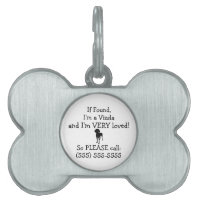 Vizsla Safety Tag Return to Owner