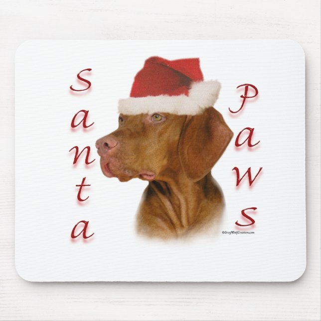 Vizsla Santa Paws Mouse Pad (Front)