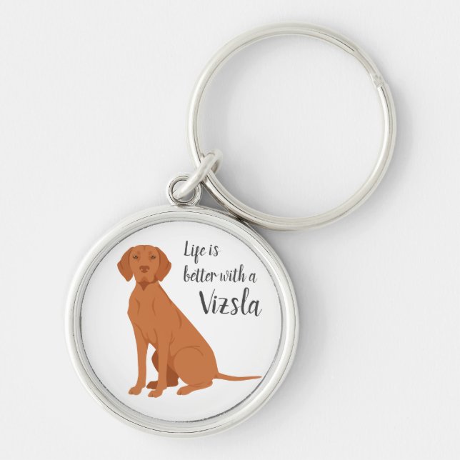 Vizsla shorthair keychain (Front)
