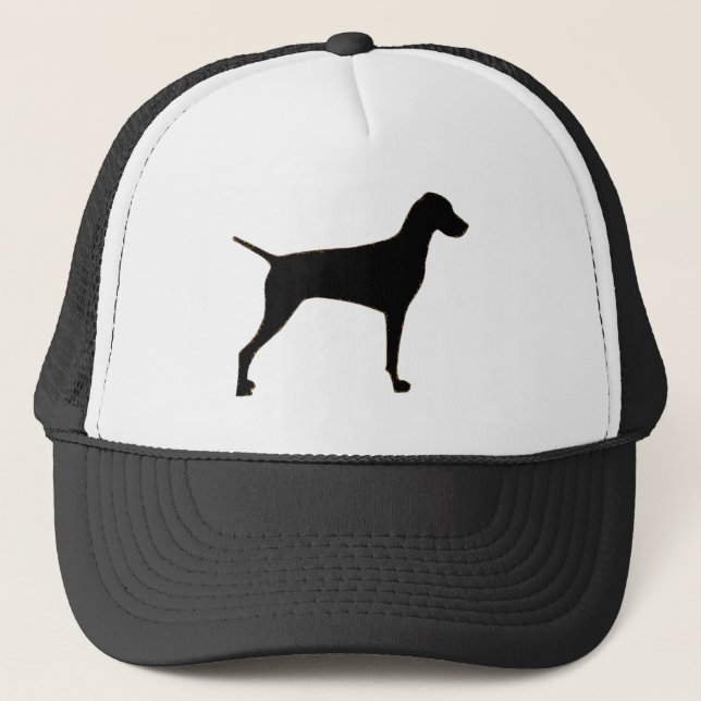 Vizsla silhouette trucker hat (Front)