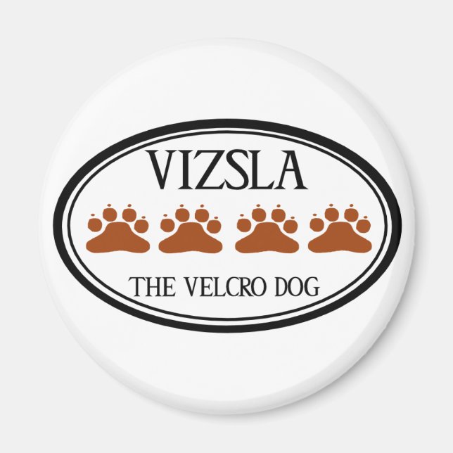 Vizsla The Velcro Dog magnet (Front)