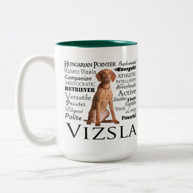 Vizsla Traits Mug (Left)