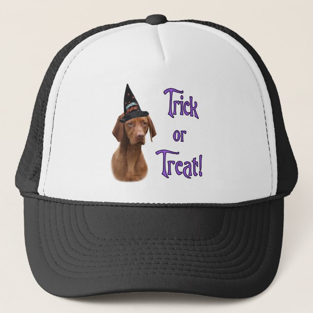 Vizsla Trick Trucker Hat (Front)