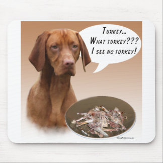 Vizsla Turkey Mouse Pad
