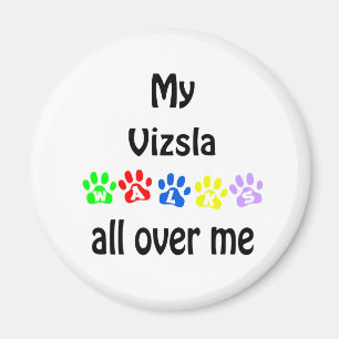 Vizsla Walks Design Magnet