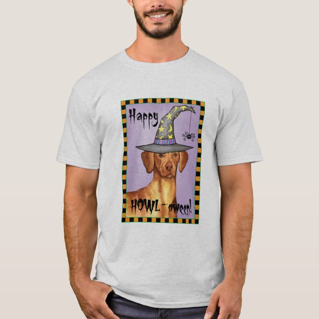 Vizsla Witch T-Shirt (Front)