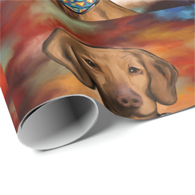 Vizsla Wrapping Paper (Roll Corner)