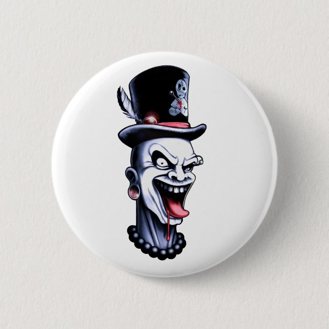 vj logo badge 2 inch round button (Front)