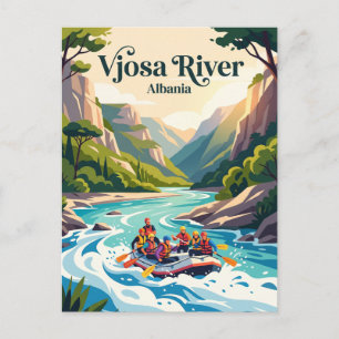 Vjosa River Albania Postcard