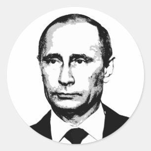 Vlad Putin Classic Round Sticker