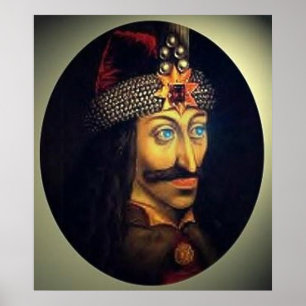 Vlad Ţepeş colour Poster