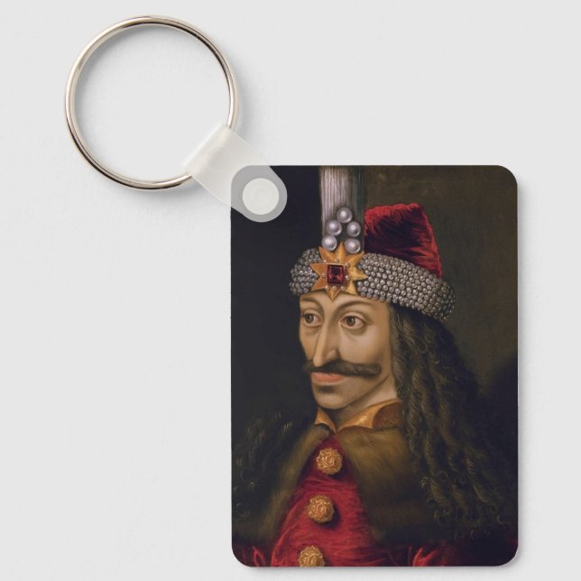 Vlad Tepes: Impaler, Dracula Dragon Prince Voivode Keychain (Front)