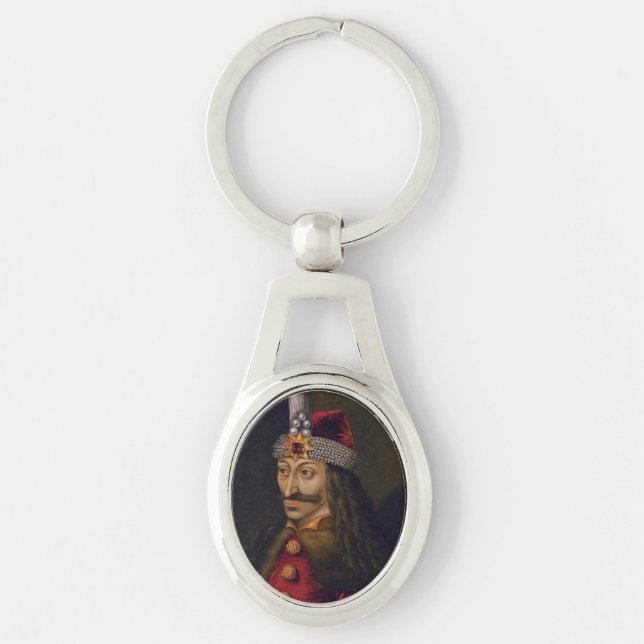 Vlad Tepes: Impaler, Dracula Dragon Prince Voivode Keychain (Front)