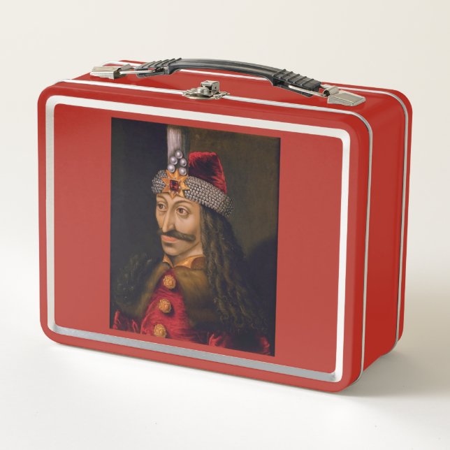 Vlad Tepes: Impaler, Dracula Dragon Prince Voivode Metal Lunch Box (Front)