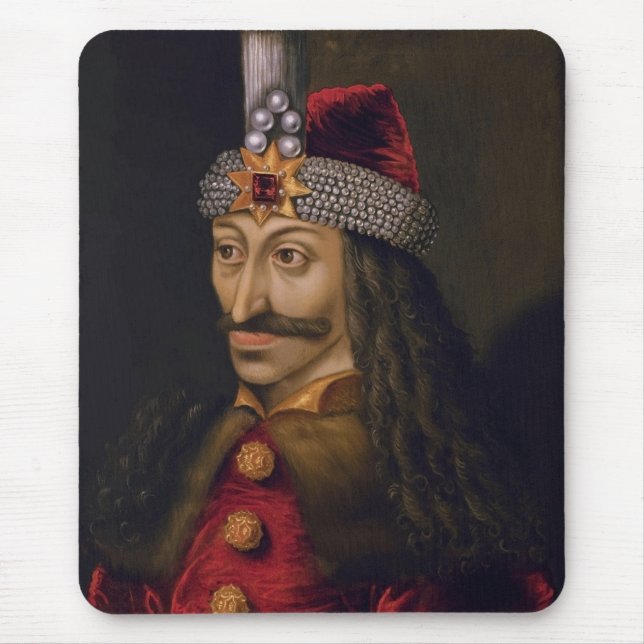 Vlad Tepes: Impaler, Dracula Dragon Prince Voivode Mouse Pad (Front)