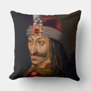 Vlad Tepes: Impaler, Dracula Dragon Prince Voivode Throw Pillow