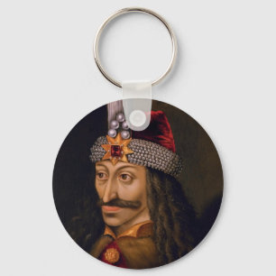 Vlad tepes Impaler Voivode portrait Dracula histor Keychain