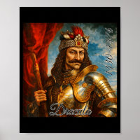 Vlad The Impaler Medieval Rtrait Dracula Art 