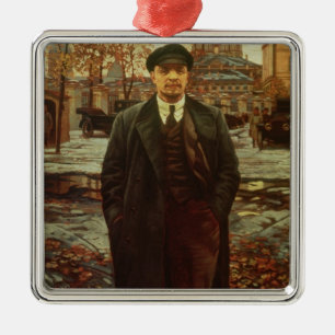 Vladimir Ilyich Lenin at Smolny, c.1925 Metal Ornament