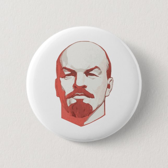 Vladimir Lenin 2 Inch Round Button (Front)