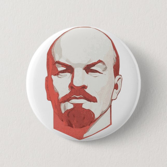 Vladimir Lenin 2 Inch Round Button (Front)