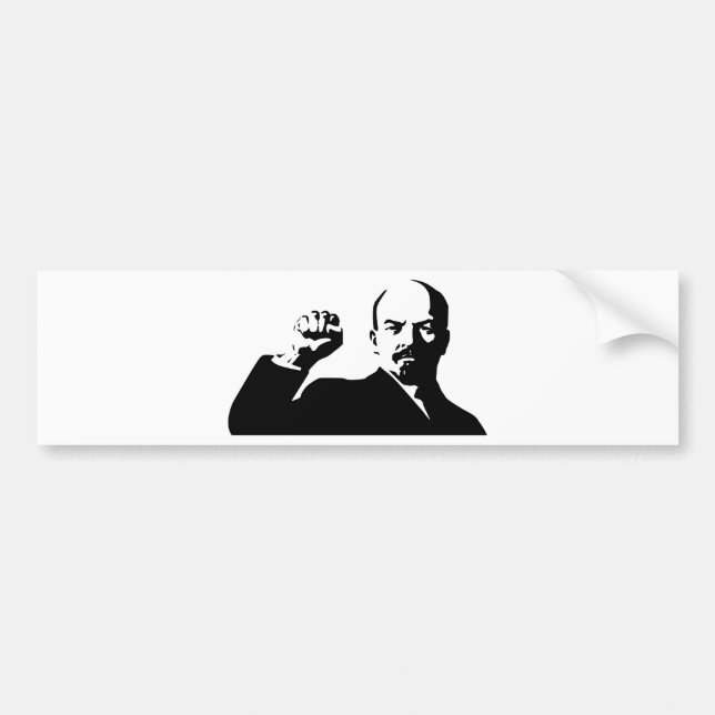 Vladimir Lenin Bumper Sticker (Front)