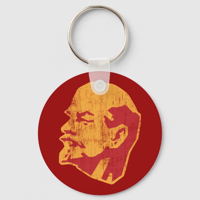 vladimir lenin cccp portrait keychain (Front)