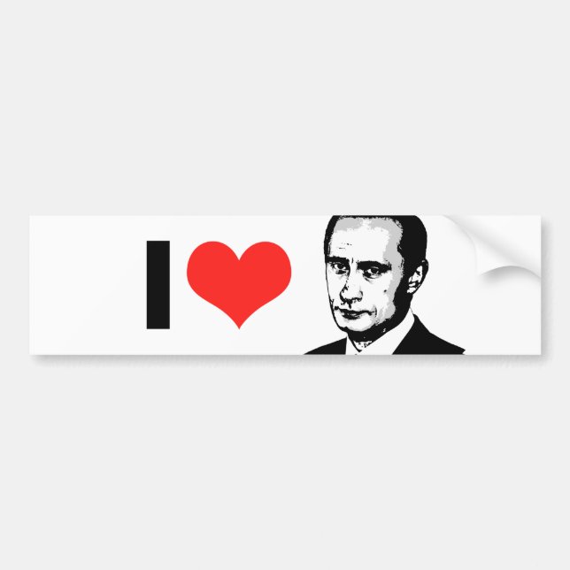 Vladimir Putin Bumper Sticker (Front)