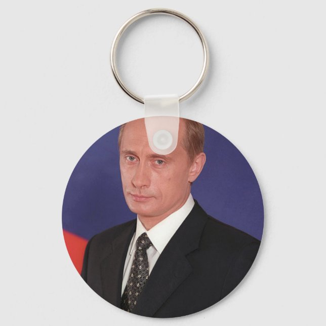 Vladimir Putin Gear Keychain (Front)