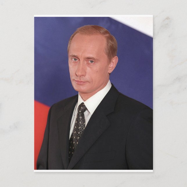 Vladimir Putin Gear Postcard (Front)