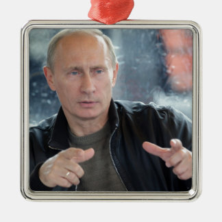 Vladimir Putin Metal Ornament