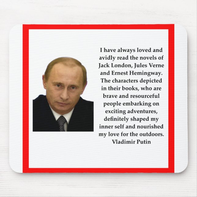 Vladimir Putin Mouse Pad (Front)