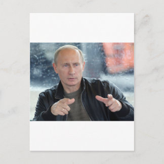Vladimir Putin Postcard