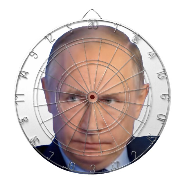 Vladimir Putin President of Russia Dartboard (Front)