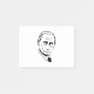 Vladimir Putin Silhouette Post-it Notes