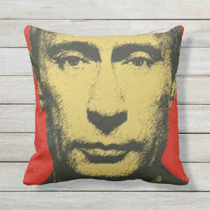 Vladimir Putin Throw Pillow