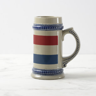 Vlag van Nederland - Flag of the Netherlands Beer Stein