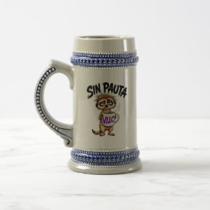 VLLC No Script Argentina Funny Political Meerkat M Beer Stein