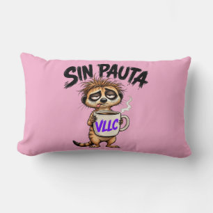 VLLC No Script Argentina Funny Political Meerkat M Lumbar Pillow
