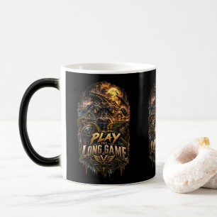 VLLC Play The Long Game Motivation Crocodile Graph Magic Mug