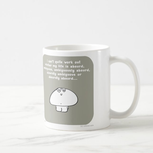 VM8637 vimrod life absurd ambiguous Coffee Mug (Right)