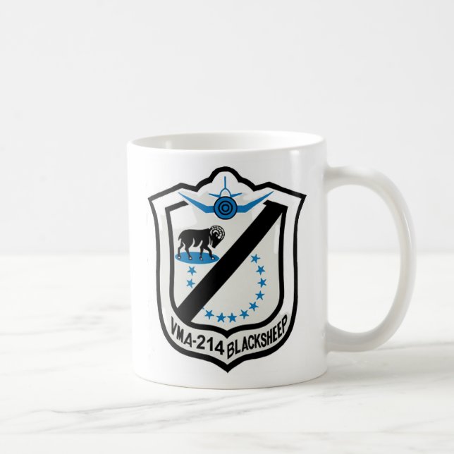 VMA-214, I LOVE THE SMELL     OF JET FUEL IN TH... COFFEE MUG (Right)