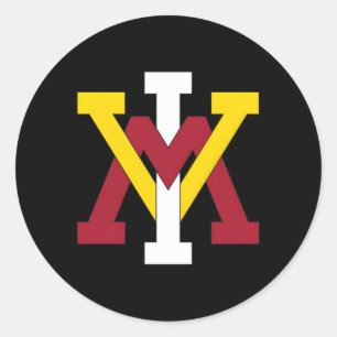 Vmi Keydets Icon Classic Round Sticker