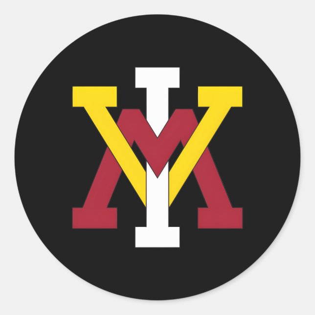 Vmi Keydets Icon Classic Round Sticker (Front)
